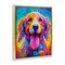 Stupell Industries Dog Is Love Swirled Pattern Floating Frame, design by Dean Russo- Evolution Collection